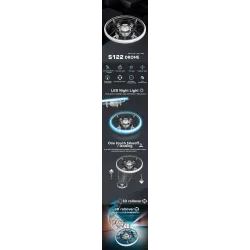S122 Mini Drone - Colorful LED Light - 3D - Flip - Headless ModeR/C drone