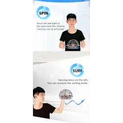 D3 - Colorful Light - Gesture Sensing - Altitude Hold Mode - Intelligent Induction - Flying BallR/C drone
