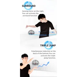D3 - Colorful Light - Gesture Sensing - Altitude Hold Mode - Intelligent Induction - Flying BallR/C drone