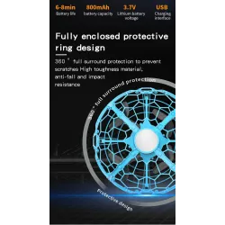 D3 - Colorful Light - Gesture Sensing - Altitude Hold Mode - Intelligent Induction - Flying BallR/C drone