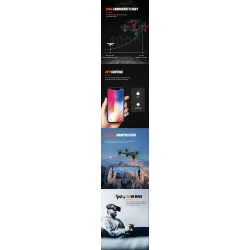 Utoghter X9 - WIFI - 1080p Camera - Air Pressure - App Control - FoldableR/C drone
