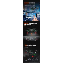 Utoghter X9 - WIFI - 1080p Camera - Air Pressure - App Control - FoldableR/C drone