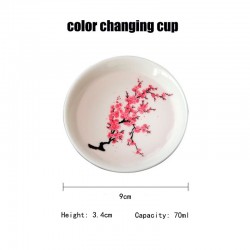 Keramikbecher - thermische Farbänderung - Japanische Sakura