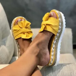 Sommer Sandalen - Flip-Flops mit Schleife
