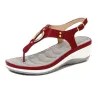Mode Sandalen mit Metalldekoration - Böhmischer Stil