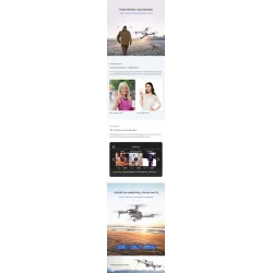 4DRC - F3 - Optical Flow - 4K Dual Lens Camera - GPS Positioning - HD - Aerial Drone - FoldableDrones