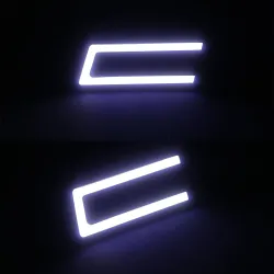 DRL car lights - LED - COB - waterproof - 12V - 2 piecesDaytime Running Lights (DRL)