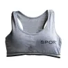 "SPORT" Print - Baumwoll-Fitness gepolsterter BH
