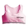 "SPORT" Print - Baumwoll-Fitness gepolsterter BH