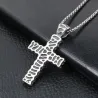 Vintage cross pendant - stainless steel necklaceNecklaces