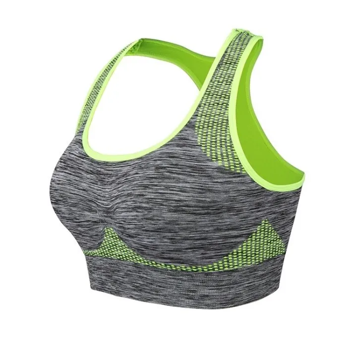 Shockproof fitness bra with push up - padded topWomen's fashion