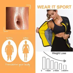 Slimming Leggings & top - Sauna-Effekt - Slimming Fitness-Set
