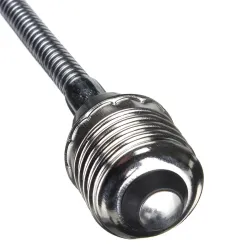 20/30/40/60cm - E27 - Schwarz - Flexibel - Verlängerung - Steckdose - LED Lichtkugel - Basishalter