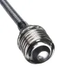 20/30/40/60cm - E27 - Black - Flexible - Extension - Socket - LED Light Bulb - Base HolderHome