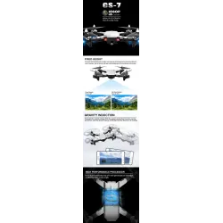 CS-7 - 2.4G - Wifi - FPV - White Selfie - FoldableDrones