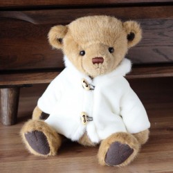 Plüsch Teddybär mit weißem Mantel - Spielzeug