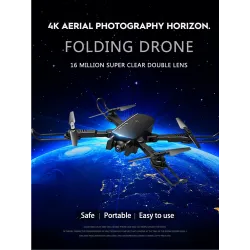 1808 - WIFI - FPV - 4K Wide Angle Camera - Altitude Hold Mode - FoldableDrones