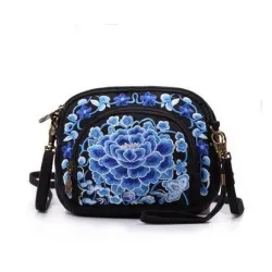 Vintage Zipper Tasche - Ethnischer Nationalstil