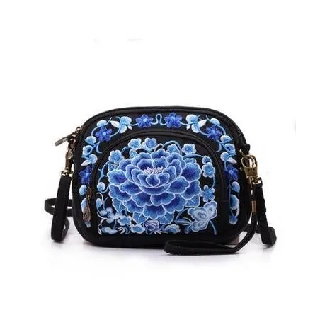 Vintage Zipper Tasche - Ethnischer Nationalstil