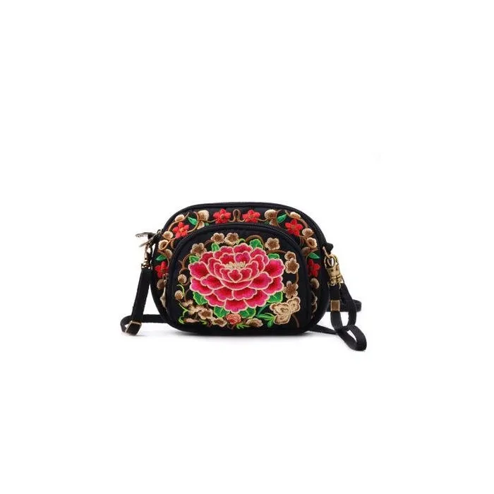 Vintage Zipper Tasche - Ethnischer Nationalstil