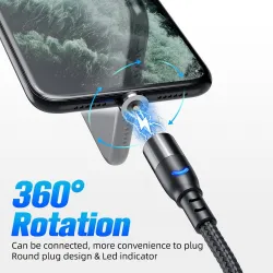 Micro USB - magnetisches Kabel - Typ c - Ladedraht