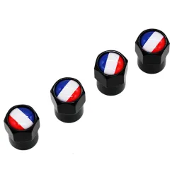 4pcs/set - Ventilkappen - France Logo
