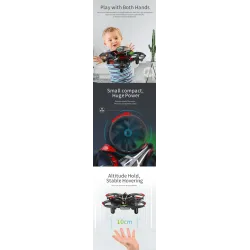 JJRC H56 TaiChi mini - infrared sensing control - black - one batteryDrones