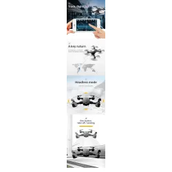 JDRC JD-20S JD20S - WiFi - FPV - Foldable - HD Camera - 0.3MP - Three BatteriesDrones