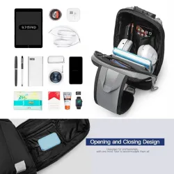 Crossbody Taschen - Anti-Diebstahl - Botentasche - USB-Ladung - wasserabweisend