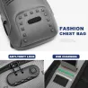 Crossbody Taschen - Anti-Diebstahl - Botentasche - USB-Ladung - wasserabweisend