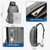 Crossbody Taschen - Anti-Diebstahl - Botentasche - USB-Ladung - wasserabweisend