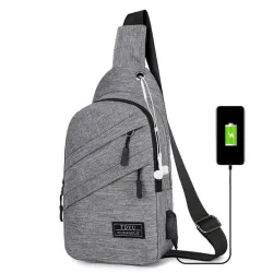 Shoulder bags - nylon waist pack- outdoor - usb chargingBags