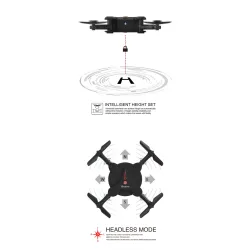 Eachine E55 Mini - WiFi - FPV - Foldable - Red - RTFDrones