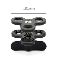 Aluminium - Arm Ball - Schmetterling Clip - Gopro 5 6 Kamera