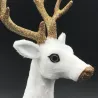 Weihnachtsdekoration - weiße Rentiere - deer