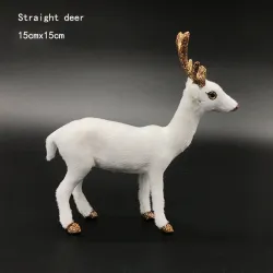Weihnachtsdekoration - weiße Rentiere - deer