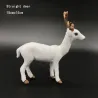 Weihnachtsdekoration - weiße Rentiere - deer