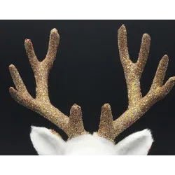Weihnachtsdekoration - weiße Rentiere - deer