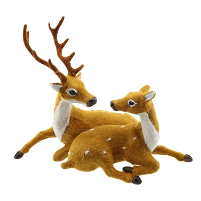Weihnachtsdekoration - braune Rentiere - deer