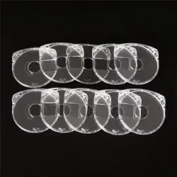 10pcs - UMD Ersatz - Crystal Clear - Sony PSP 1000/2000/3000