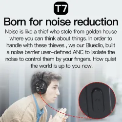 Bluedio T7 - ANC - Bluetooth 5.0 - Wireless Headset - HiFi