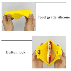 Seashell shaped storage case for face / mouth masks - silicone bagMouth masks