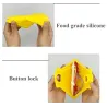 Seashell shaped storage case for face / mouth masks - silicone bagMouth masks