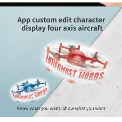 MIRBEST Color X09 - APP Custom - Character Display - Gravity Sensor - Smart - RTF - BlueDrones