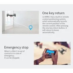 XLURC LU Mini 2 - WiFi - FPV - 4K HD Kamera - RTF