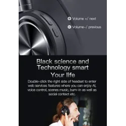 Bluedio T7 - ANC - Bluetooth 5.0 - Wireless Headset - HiFi