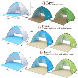 Camping Zelt - 2 Personen - Instant Pop Up - Anti UV