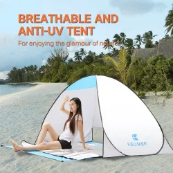 Camping Zelt - 2 Personen - Instant Pop Up - Anti UV