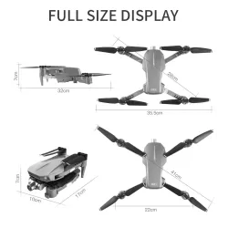 LYZRC L106 Pro 5G - WIFI - FPV - GPS - 4K HD Dual Camera - Two-axis - Foldable - RTFDrones