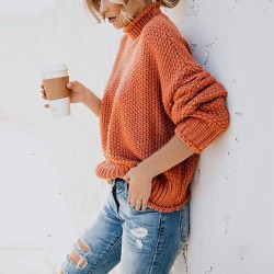 Frauen Pullover - Lange Ärmel - gestrickt